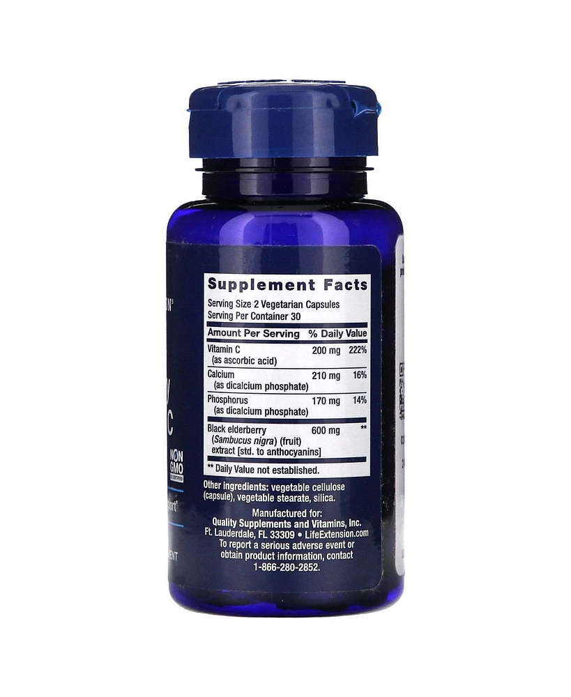 Life Extension Black Elderberry + Vitamin C
