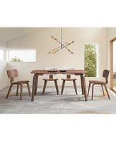 Streamdale Furniture Casson Dining Table, Walnut Finish