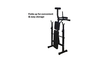 Slickblue Weight Bench Press Set with Squat Rack Essential Home Gym Equipment for Full-Body Workouts