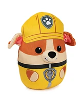 Paw Patrol Rubble Squish Plush, Official Toy from The Hit Cartoon, Squishy Stuffed Animal