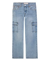 Levi's Big Girls Wide Leg Cargo Denim Jean