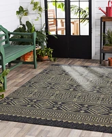 Closeout! Lr Home Sunny SUNSH81241 5' x 8' Outdoor Area Rug