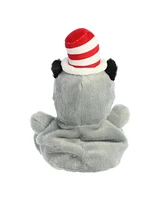 Aurora Mini Astronaut Cat In The Hat Palm Pals Dr. Seuss Whimsical Plush Toy Gray 5"