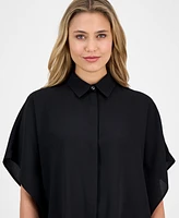 Anne Klein Women's Dolman-Sleeve Blouse