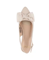 Jones New York Women's Quitana Pointed Toe Bow Slingback Flats