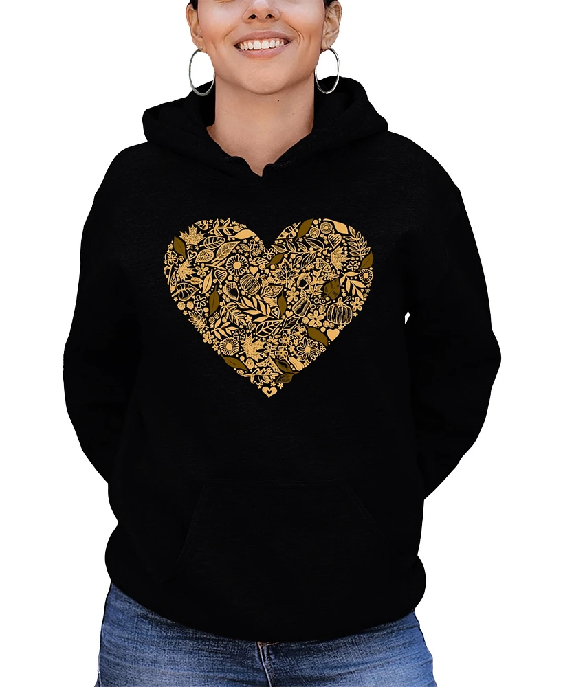 La Pop Art Women's Fall Vibes Hooded Sweatshirt