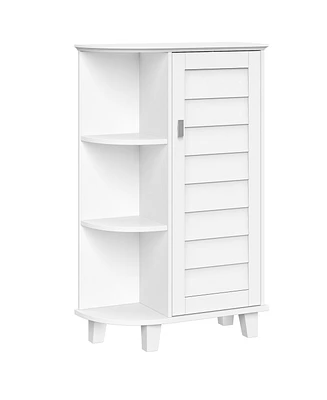 RiverRidge Home 36.63" Single Door Floor Cabinet with Side Shelves