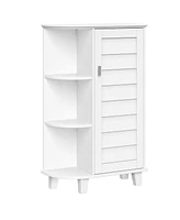 RiverRidge Home 36.63" Single Door Floor Cabinet with Side Shelves