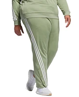 adidas Plus Three-Stripe Snap-Hem Track Pants