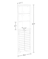 RiverRidge Home Madison Collection Tall Corner Cabinet