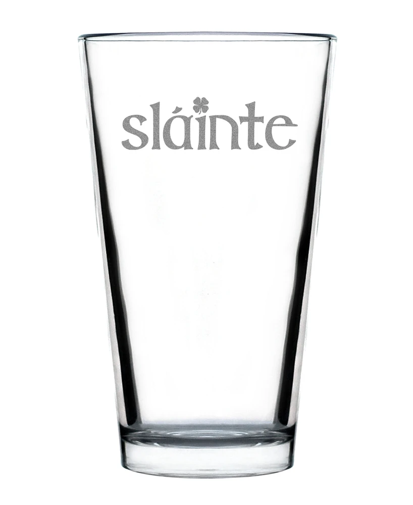 Bevvee Slainte Irish Cheers - Pint Glass