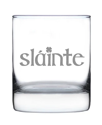 Bevvee Slainte Irish Cheers - Whiskey Rocks Glass