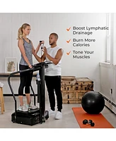LifePro Vibration Plate with Handles – Exercise Machine for Balance, Lymphatic Drainage & More