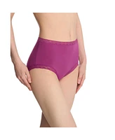 Natori Women's No-show Pima Cotton Bliss Full Brief Panty