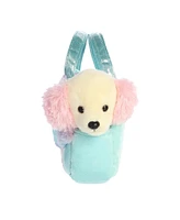 Aurora Small Cotton Candy Puppy Fancy Pals Fashionable Plush Toy White 8"