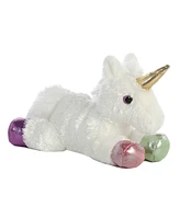 Aurora Small Prism Unicorn Mini Flopsie Adorable Plush Toy White 8"