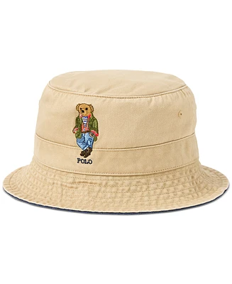 Polo Ralph Lauren Men's Bear Twill Bucket Hat