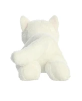 Aurora Medium Precious White Kitty Flopsie Adorable Plush Toy White 12"