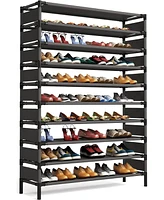 Tribesigns 10 Tiers Shoe Rack, Large Capacity Shoe Organizer, Shoe Shelf for 50 Pair, Large Shoe Rack, Extra Large Shoe Shelf