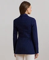 Lauren Ralph Lauren Women's Pinstripe Double-Breasted Twill Blazer