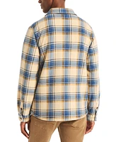 Nautica Men's Classic-Fit Plaid Fleece-Lined Button-Down Shirt