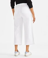 Style & Co Petite Mid-Rise Wide-Leg Cropped Pants, Exclusively at Macy's