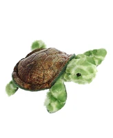 Aurora Small Splish Sea Turtle Mini Flopsie Adorable Plush Toy Green 8"