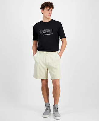 Hugo Boss Men's Nuralpo Elastic Waist French Terry 7-2/3" Shorts