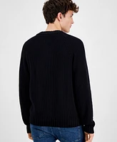 Hugo by Boss Men's Sonni Relaxed-Fit Ribbed-Knit Sweater