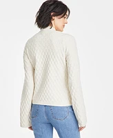 On 34th Women's Textured Mock-Neck Sweater, Exclusively at Macy's