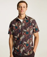 Bonobos Men's Slim-Fit Riviera Leopard Graphic Shirt