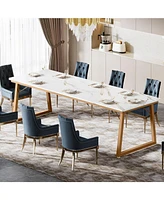 Tribesigns Modern Dining Table for 8, 78.74