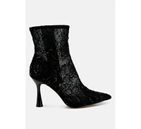 Rag & Co Samia Sequin Lace Boots