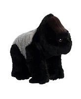 Aurora Small Silverback Gorilla Eco Nation Eco-Friendly Plush Toy Black 7.5"