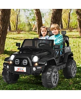Hongge 12V 2-Seater Ride-On Truck with Remote Control and Storage Compartment