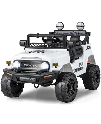 Hongge 12V 7Ah Licensed Toyota Fj Cruiser Electric Car with Remote Control-White