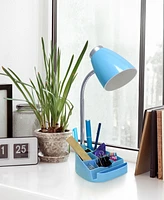 Creekwood Home 18.5" Flexible Gooseneck Organizer Desk Lamp