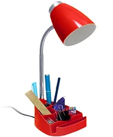 Creekwood Home 18.5" Flexible Gooseneck Organizer Desk Lamp