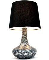 Creekwood Home 14.17" Patchwork Crystal Glass Table Lamp