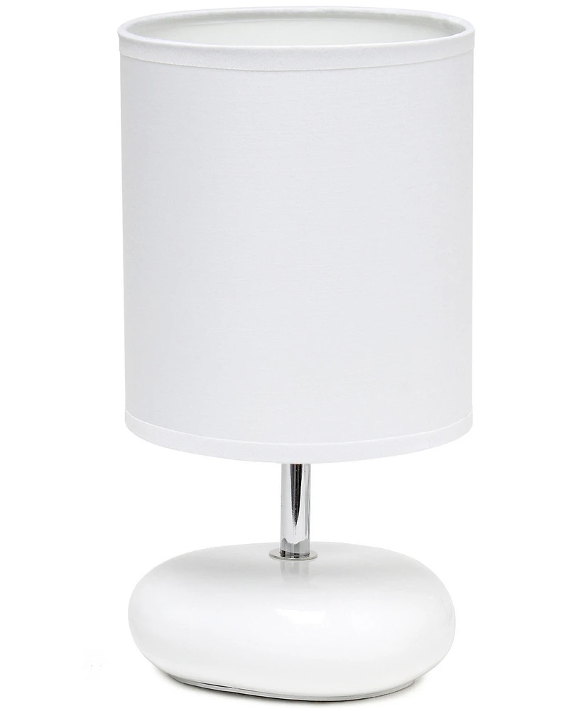 Creekwood Home 10.24" Traditional Mini Round Rock Table Lamp