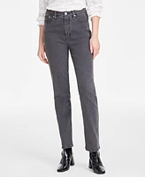 On 34th Women's High-Rise Straight-Leg Jeans, Exclusively at Macy's