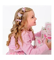 Sweet Wink Girls Pink Christmas Clip Set