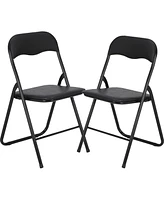 Gaomon Folding Chairs with Padded Seats