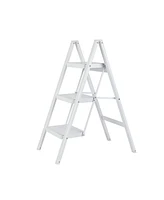 Folding Step Stool Folding Ladder Telescoping Ladders Family Ladder with Wide Pedals Home Multifunction Step Ladders Portable Folding Step Ladder