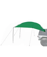 Kamp-Rite Outdoor Shade Camping Awning for Suv Sport Vehicle & Carry Bag, Green