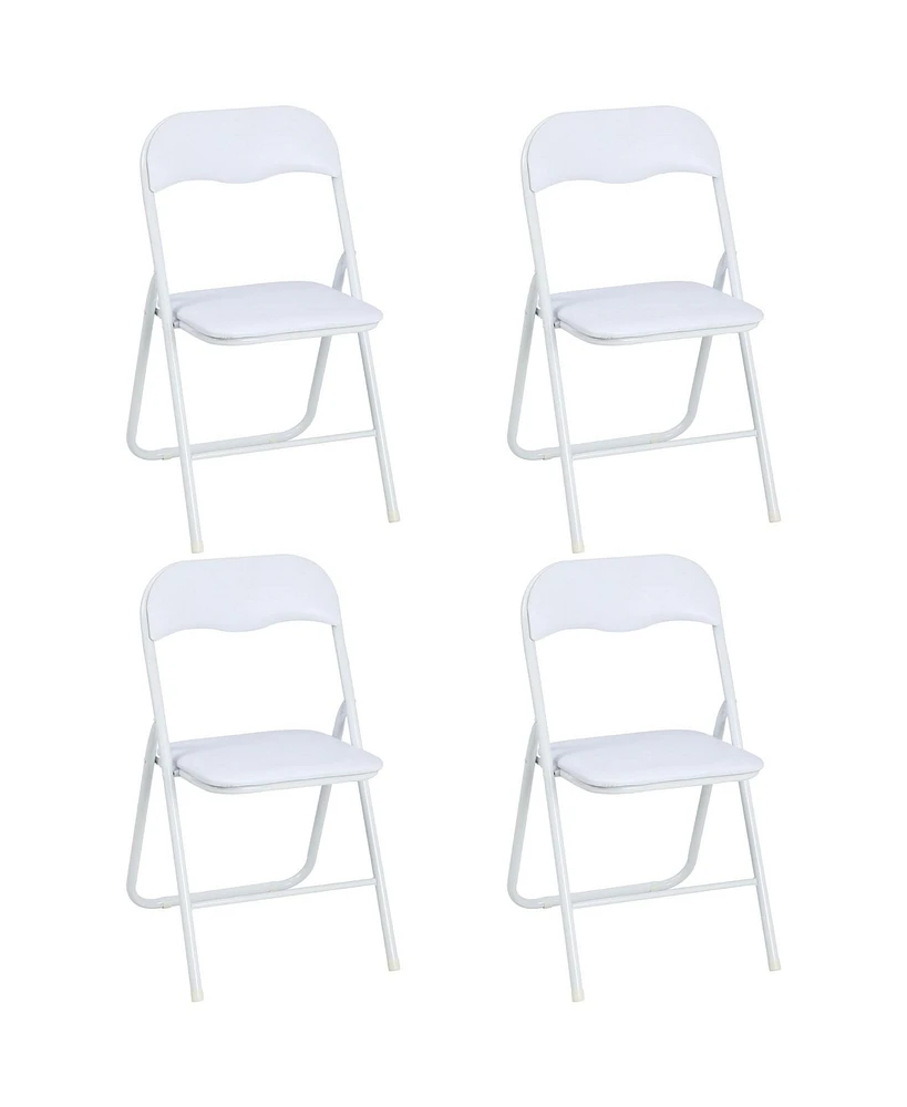 Gaomon Folding Chairs with Padded Seats
