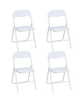 Gaomon Folding Chairs with Padded Seats