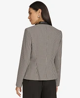 Calvin Klein Women's Houndstooth Blazer