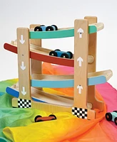 Mentari Toys Wooden Ramp Racer Toy