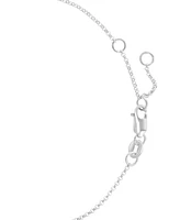 Effy Sapphire Halo Link Bracelet (5/8 ct. t.w.) in 14k White Gold